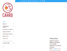 Tablet Screenshot of cahrd.org